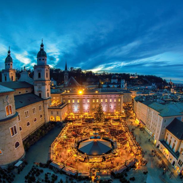 Der Salzburger Christkindlmarkt.