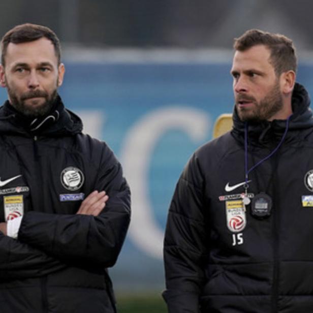 Erstes Training: Michael Madl und Jürgen Säumel