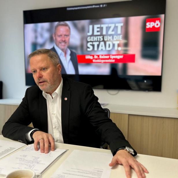 Rainer Spenger ist Spitzenkandidat der SPÖ Wiener Neustadt