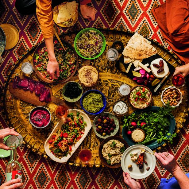 Mezze Tafel aus dem Kochbuch Maydan.