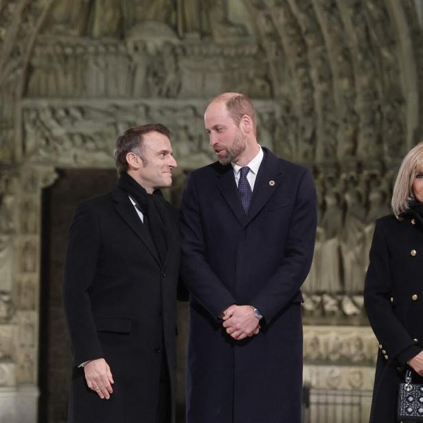 Brigitte Macron hielt Prinz William aus peinlichem Grund auf Abstand