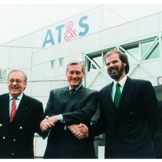 1994 übernahm Hannes Androsch gemeinsam mit Helmut Zoidl (li.) und Willi Dörflinger (re.) den Leiterplattenhersteller AT&S.