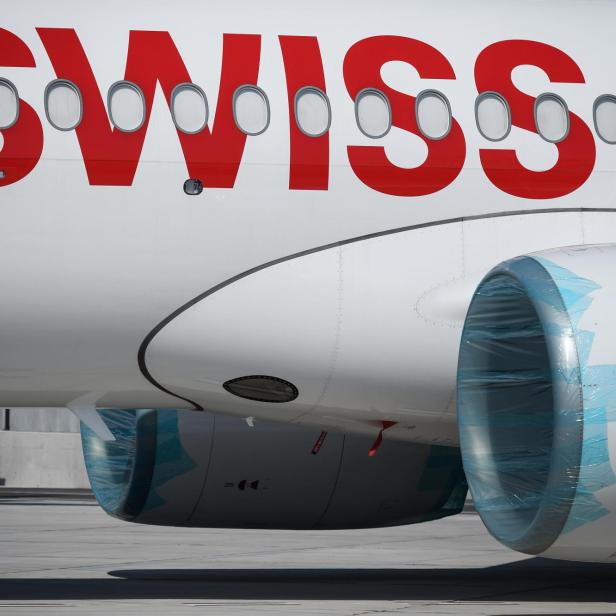 Swiss Air Flugzeug