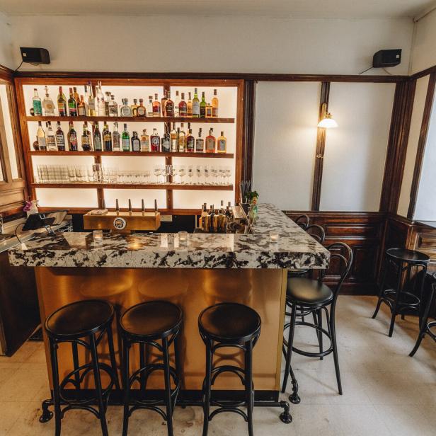 Die Bar Louu von Danny Hubmann in Wien-Neubau.