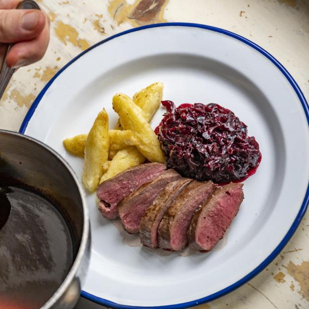 Roast Dinner von Spitzenkoch Thomas Ortler.