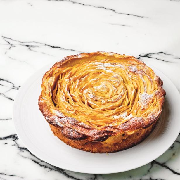 Zartschmelzender Apfelkuchen.