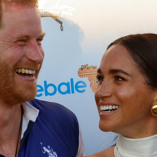 Prinz Harry und Meghan bei einem Charity-Poloturnier in Wellington.