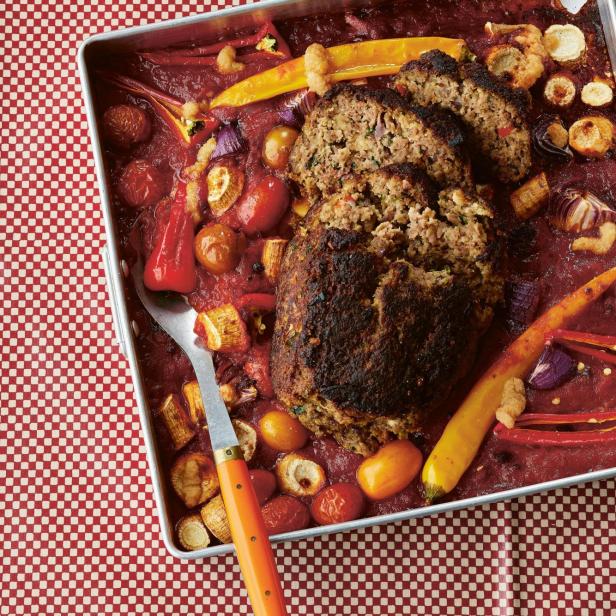 Faschierter Braten oder Hackbraten aus dem Kochbuch „Natürlich Maria“ von Maria Groß.