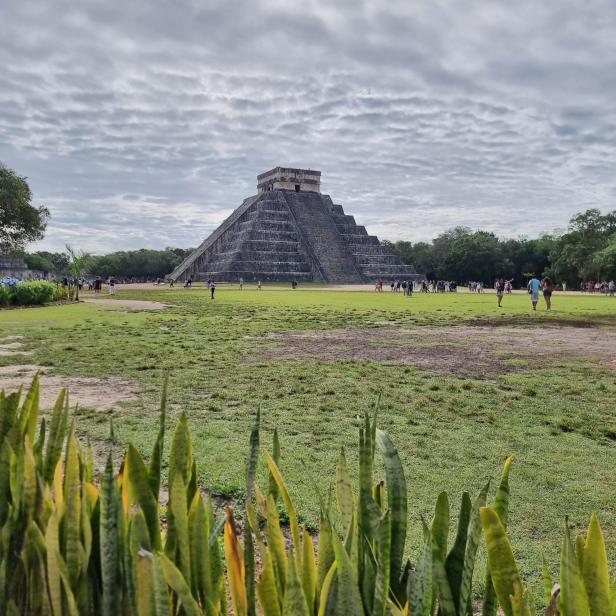 Die Pyramide des Kukulcán in Chichén Itzá.