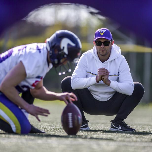 Vikings-Coach Giorgio Tavecchio