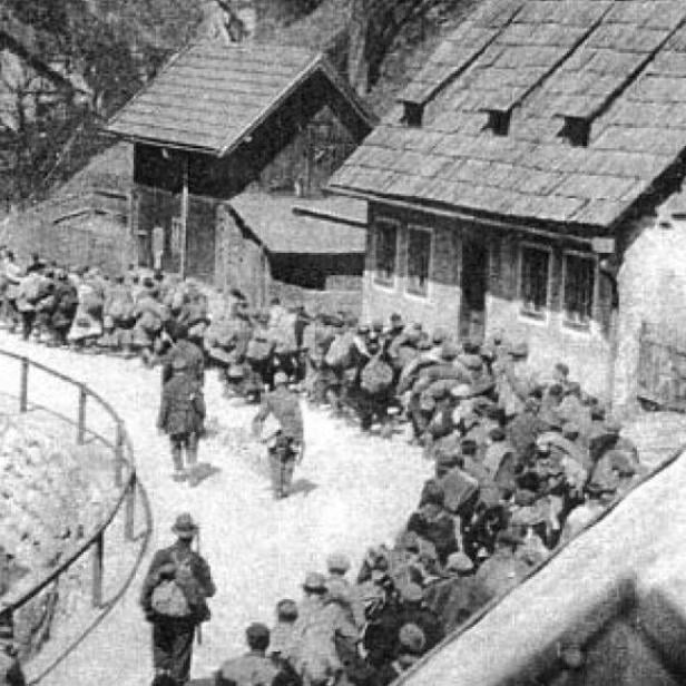 Todesmarsch jüdischer Ungarn durch den steirischen Ort Hieflau im April 1945