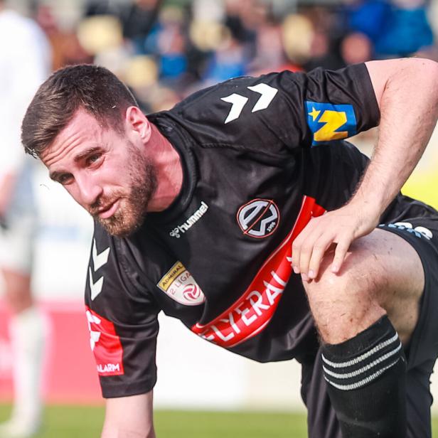 Viel Mühe in Amstetten: Matija Horvat  von der Admira