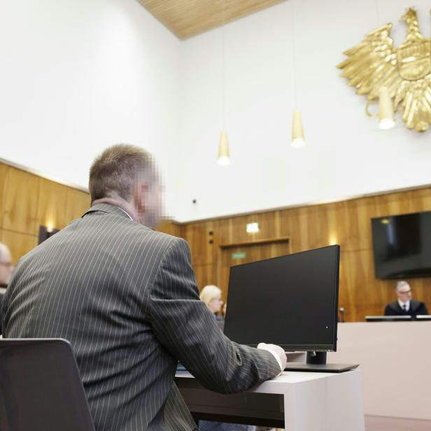 Angeklagter vor Gericht.