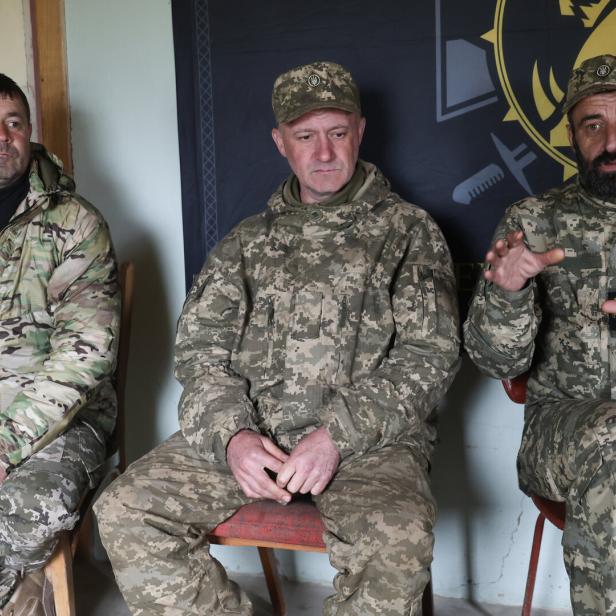 Schießtraining in Sumy, Ukraine