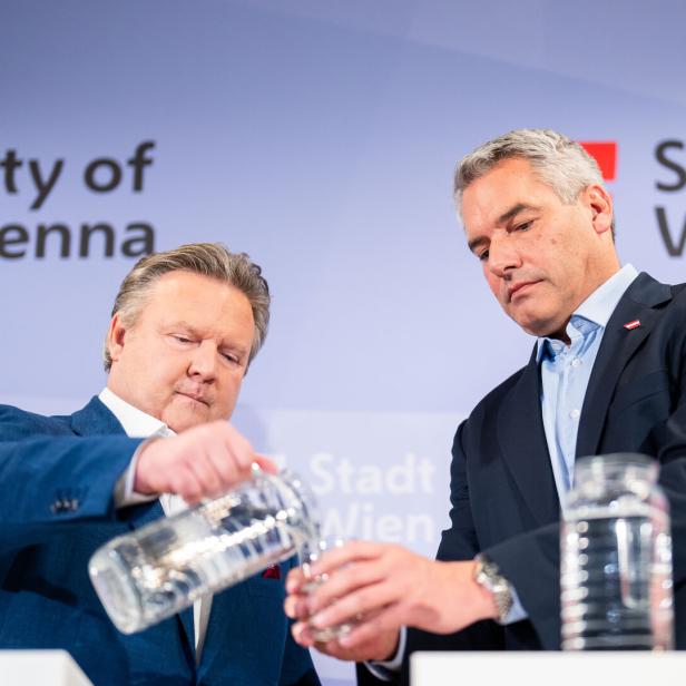 UNWETTER: PK ZUR HOCHWASSERSITUATION IN WIEN: LUDWIG / NEHAMMER