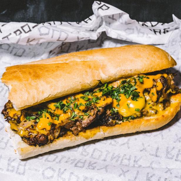 Philly Cheese Steak vom XO Grill.