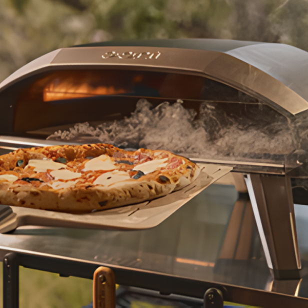 Ein mobiler Pizzaofen 