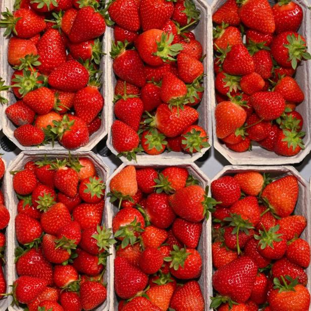 Erdbeeren.