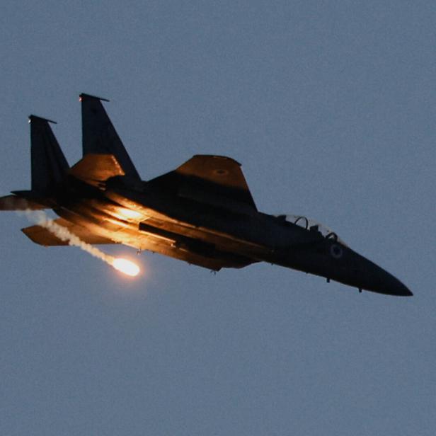 Israelischer Kampfjet im Einsatz