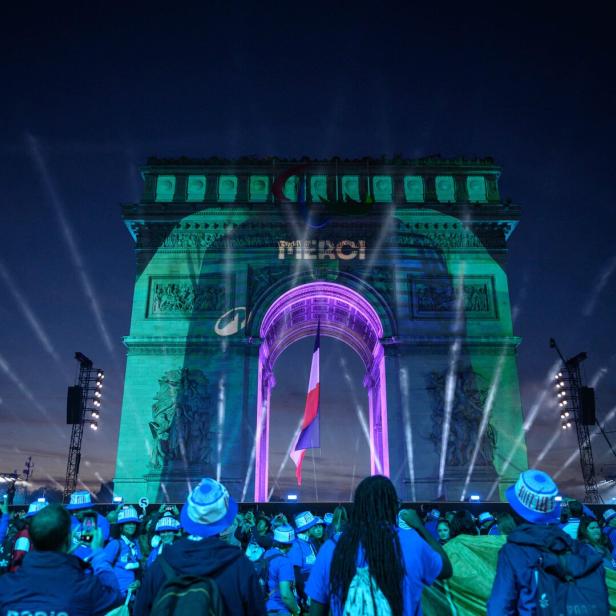 Abschlussfeier der Olympischen Sommerspiele 2024 in Paris