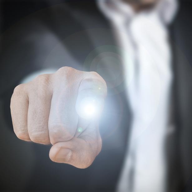 Auf den Punkt gebracht - Zeigen - Finger - Punkt 
