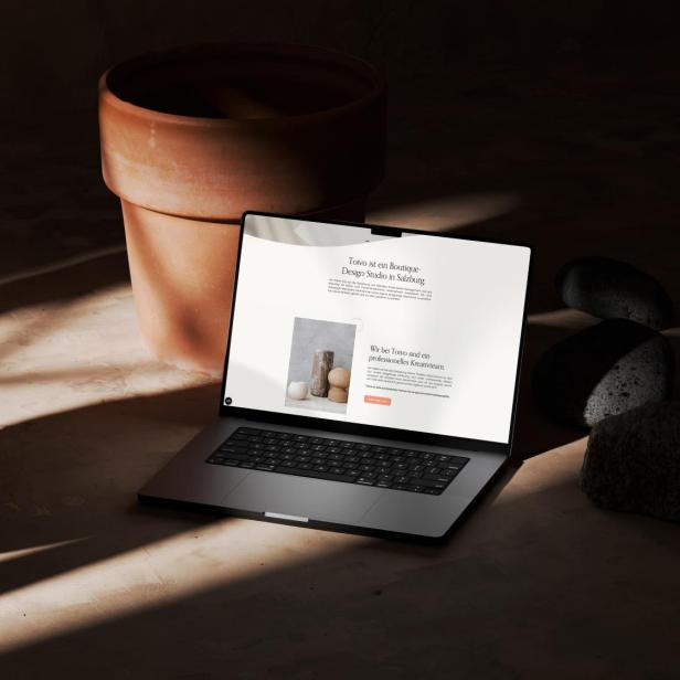 Ein Laptop mit einer Webseite 