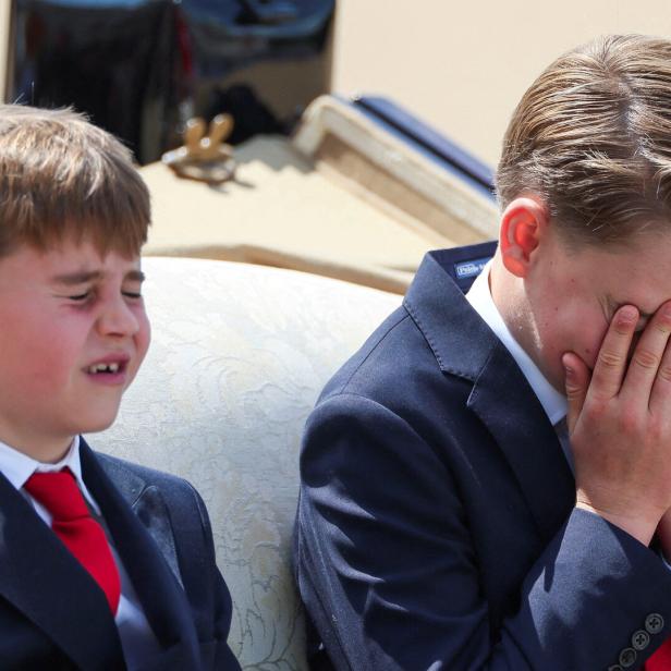 Prinz Louis (links) und Bruder George