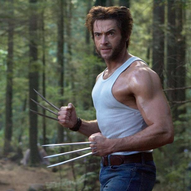 Hugh Jackman als Wolverine in „X-Men: Der letzte Widerstand“ (2006) mit ausgefahrenen Krallen.