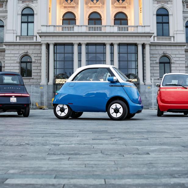 Der Microlino: Eine Hommage an die "Bubble-Cars" der 50er Jahre.