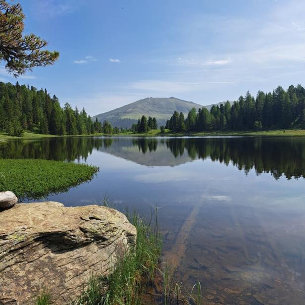 Beim Schwarzsee auf der Turracher Höhe.