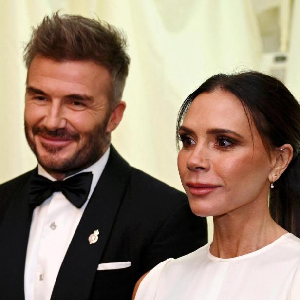 David Beckham und Victoria Beckham.
