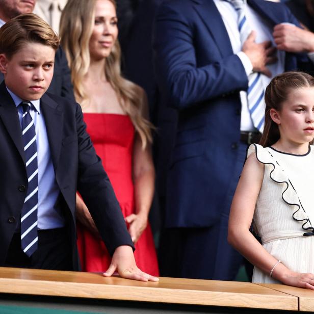 Prinz George und Schwester Prinzessin Charlotte
