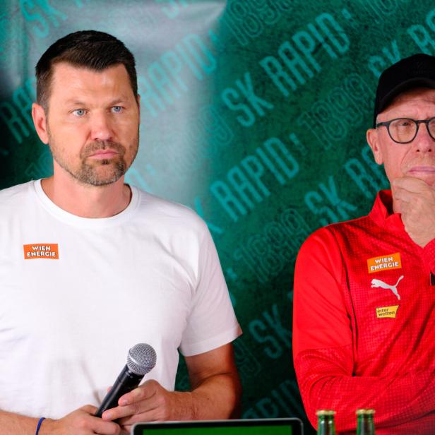 Auftritt als Duo: Stöger (re.) mit Katzer