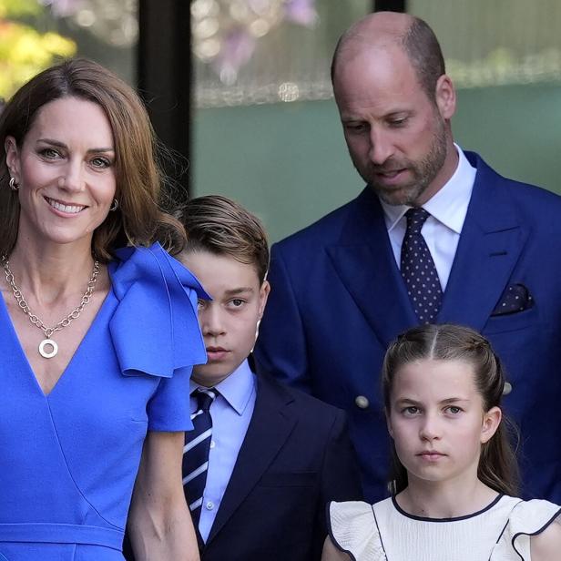 Prinz William und Prinzessin Kate mit Sohn George und Tochter Charlotte