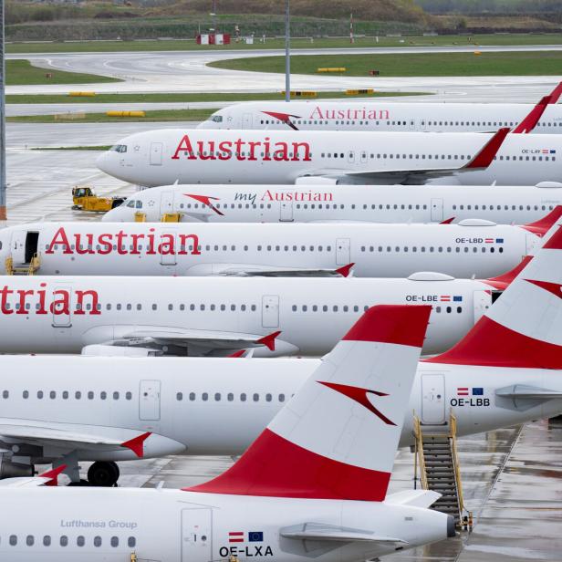 Der 36-stündige Streik des Bordpersonals der Austrian Airlines AG (AUA).