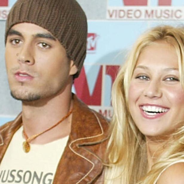 Enrique Iglesias und Anna Kournikova.