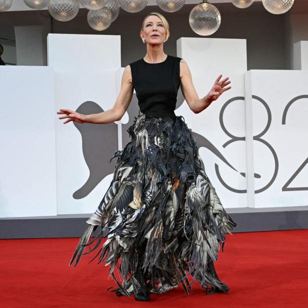 Cate Blanchett auf dem roten Teppich der Filmfestspiele von Venedig.