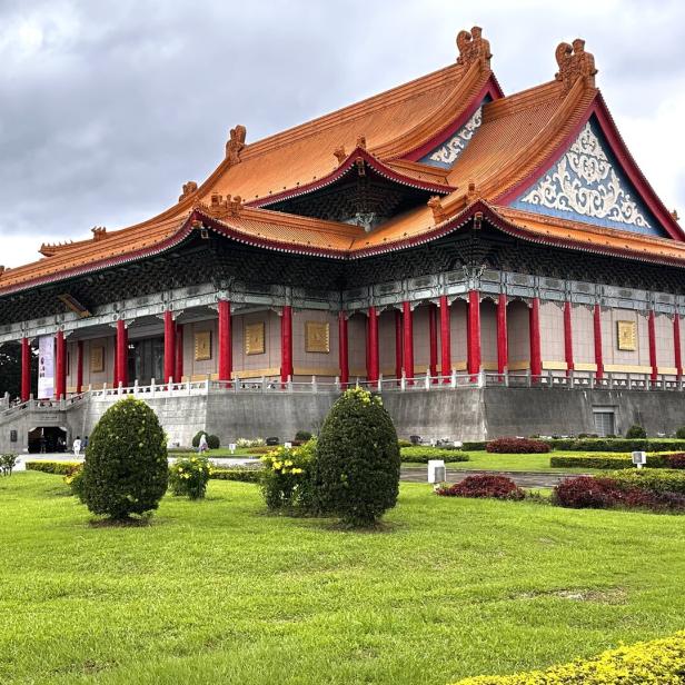 Die National Chiang Kai-shek Gedenkhalle in Taipeh, Taiwan.
