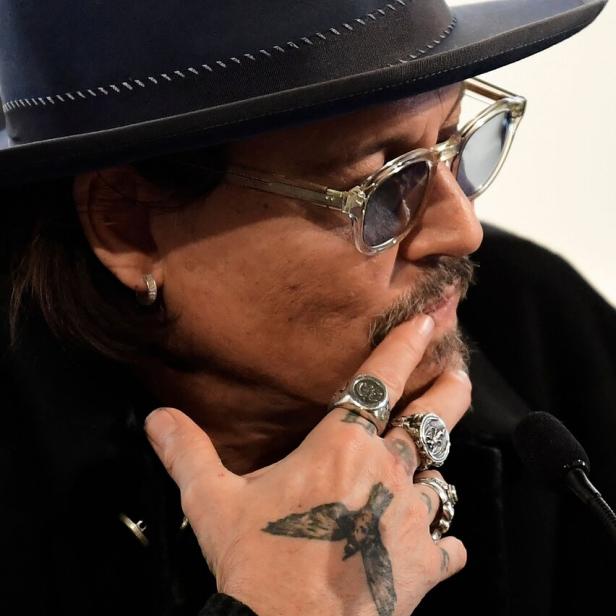 Johnny Depp bei einem Filmfestival in Spanien.