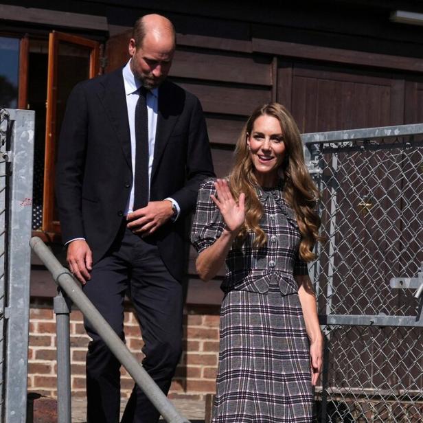 Prinzessin Kate und Prinz William beim Besuch der Foundation of the Women's Institute nahe London.