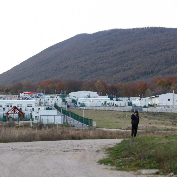 Das Flüchtlingscamp Lipa in Nordbosnien