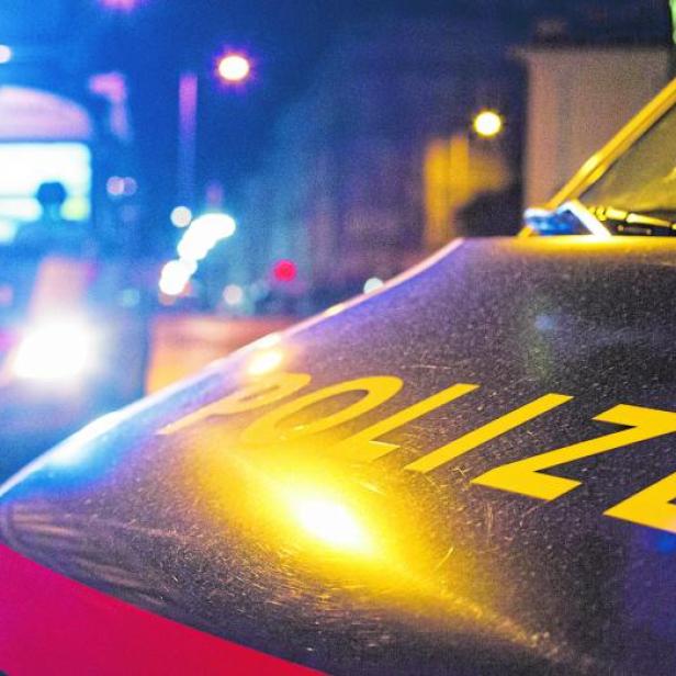 Polizei im Einsatz.