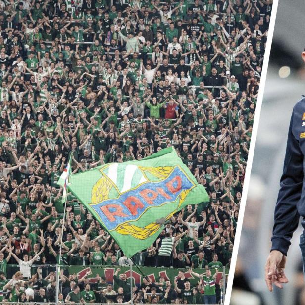 Ansturm der Rapid-Fans, aber Trainer Stöger warnt