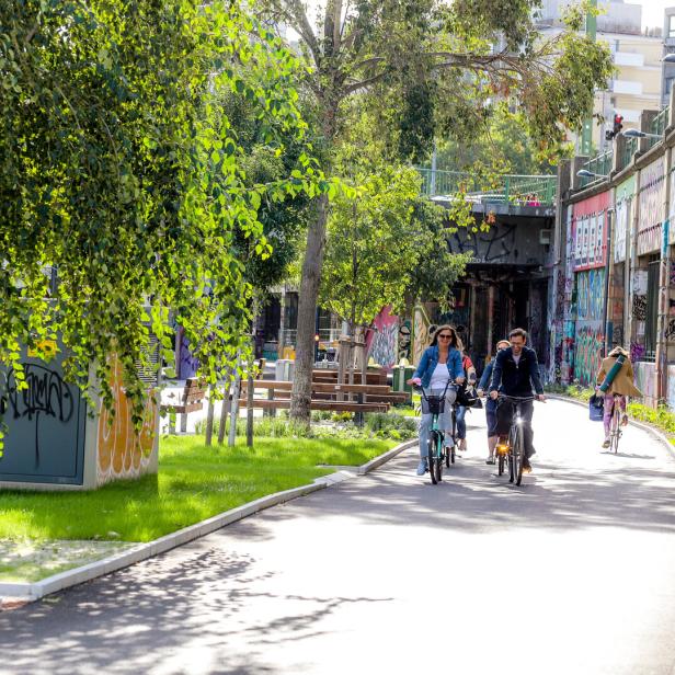 Befahrung neuer Radweg Donaukanal