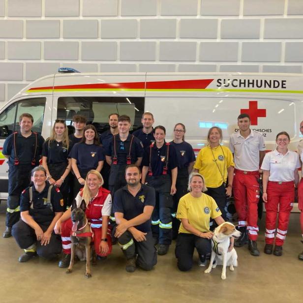 Retter im Einsatz