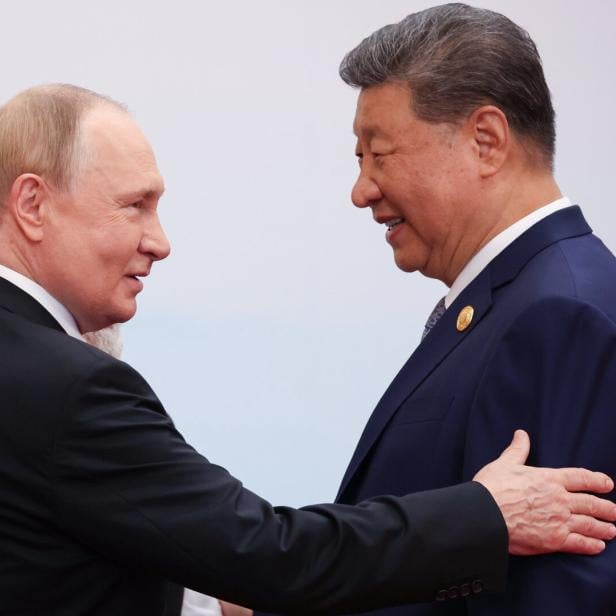 Treffen in Peking: Putin und Xi 