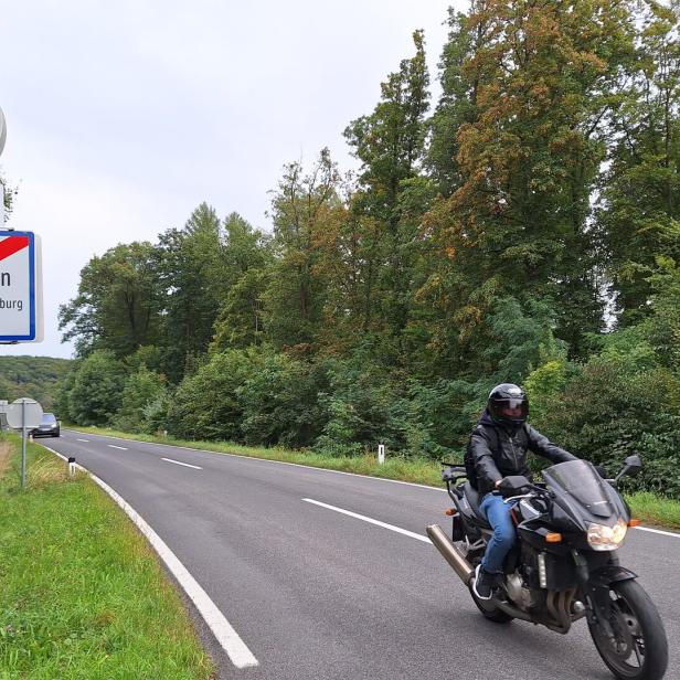 Das Ende von Scheiblingstein ist der Anfang von Wien. Allerdings nur drüben im Wienerwald (auf der rechten Seite).