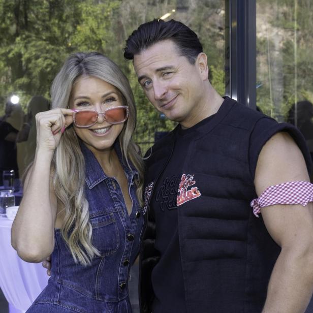 Sängerin Simone mit Andreas Gabalier