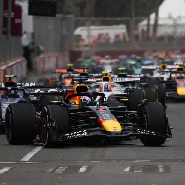 Max Verstappen führt das Formel-1-Feld an.