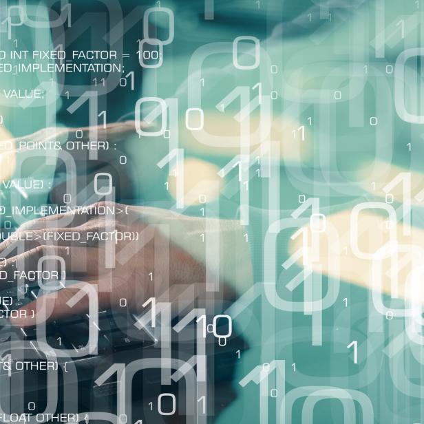 Hacker-Cyberangriffe, futuristische Computerkriminalität.